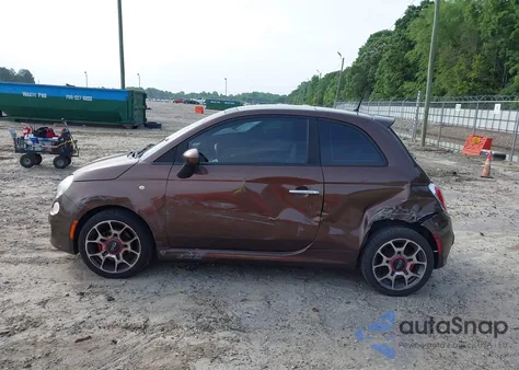 2012 Fiat 500 Sport from USA, damaged, VIN 3C3CFFBR6CT110427